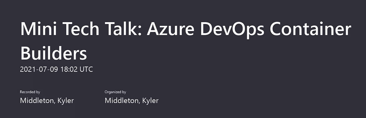 🔥Video: How We use Terraform to Deploy Container-Driven Builders in ...