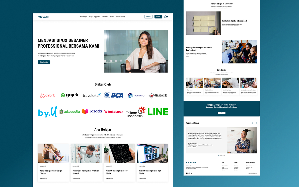 Kudesain — Platform Belajar UI/UX Design | by Gamalliel Sharon | Medium