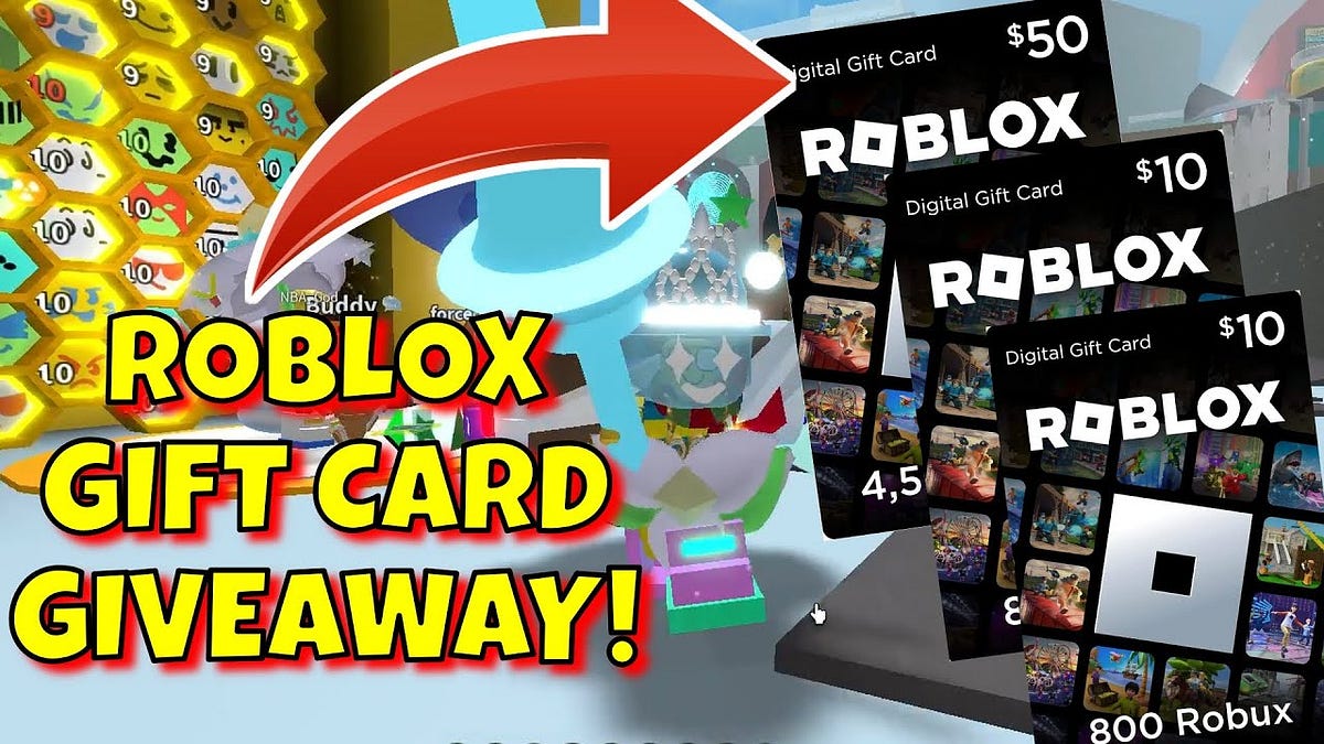 Roblox Gift Card Giveaway. You Can Enter the contest by clicking… | by ...