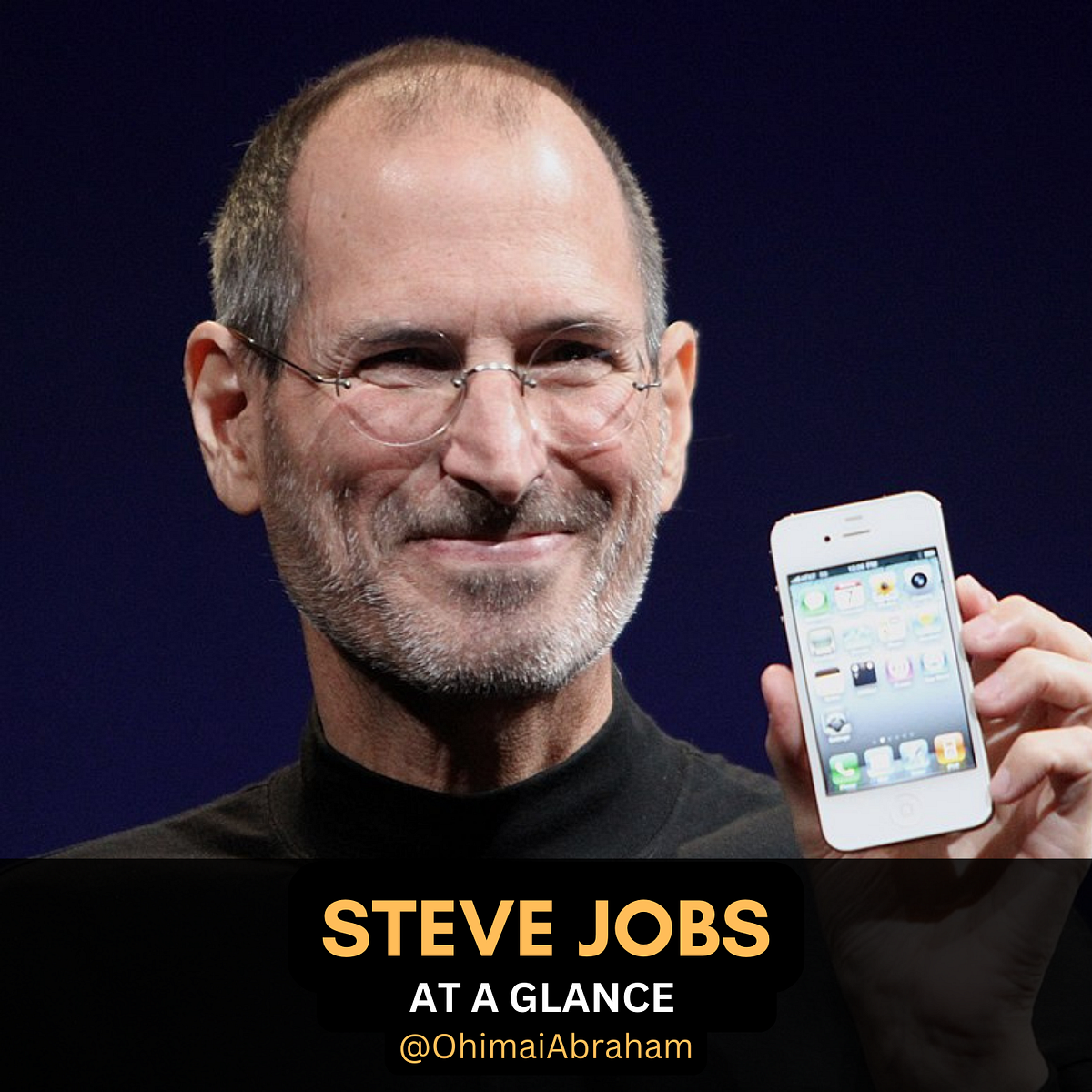 Steve Jobs — At A Glance. Steven Paul Jobs (February 24, 1955 —… by
