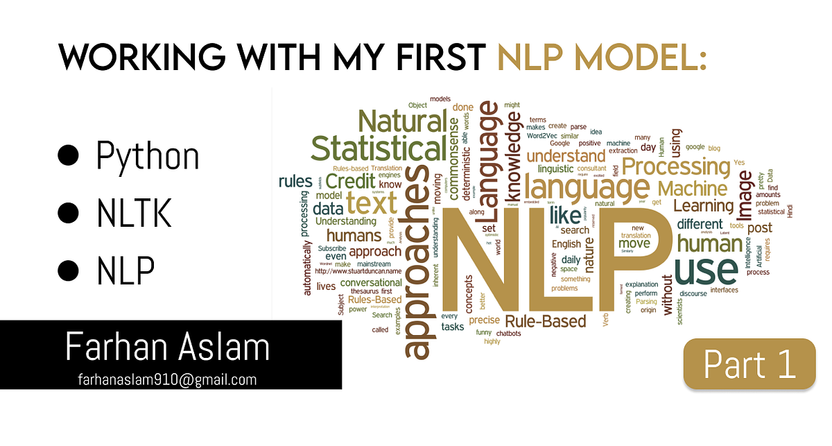 Create your first Natural Language Processing model using NLTK in ...