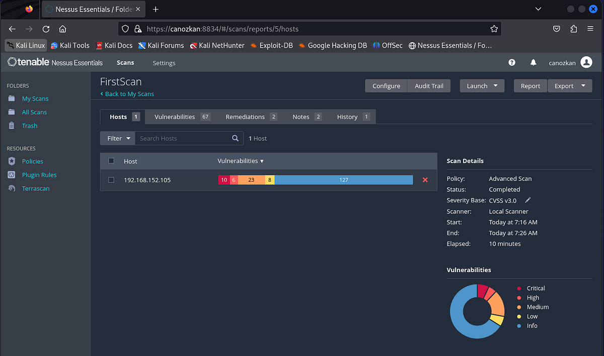 Testing — Vulnerability Scanning with Nessus by Can Özkan