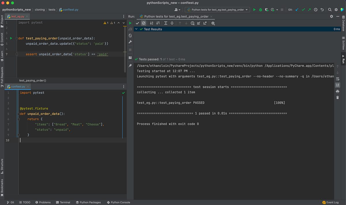 Organize your Python Unit Tests. Define and Structure Fixtures to ...