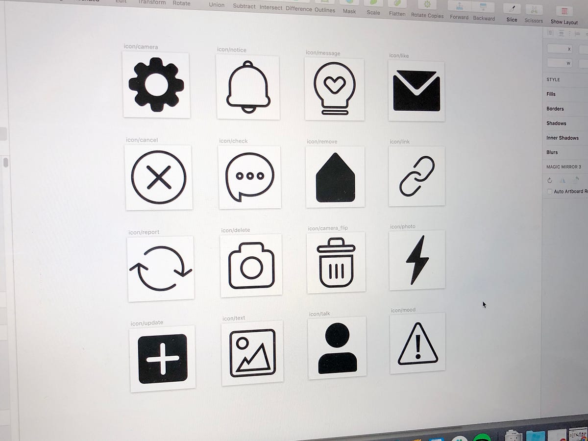 UI/UX:畫 icon 的心路歷程. 我是如何第一次畫 icon 就上手 | by Doris | Medium