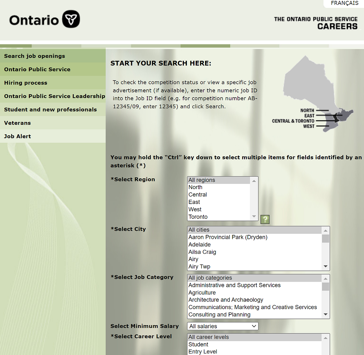 Rethinking the Ontario Public Service Careers Page, from a soontobe