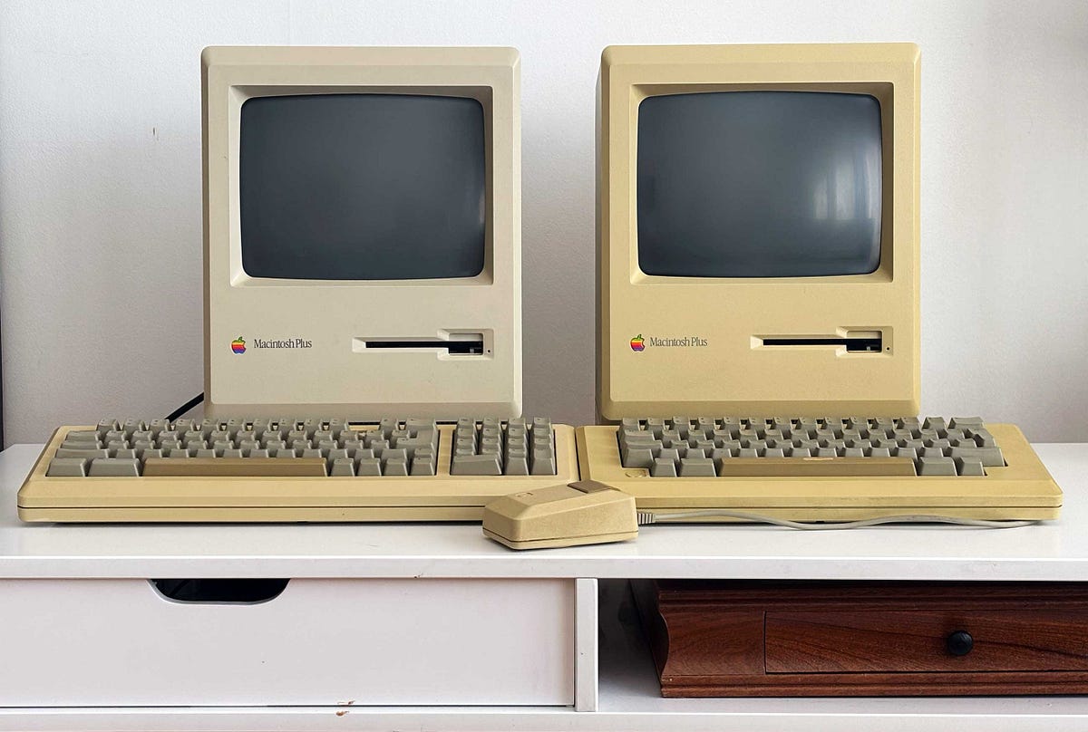 1988] How I ended up with two Apple Macintosh Plus Computers | by