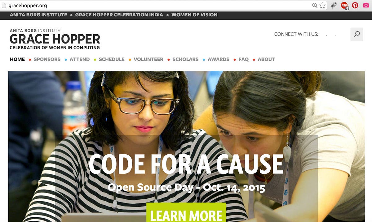 GHC15 Scholarship Essay. Having attended the Grace Hopper… by Mona Jalal Medium
