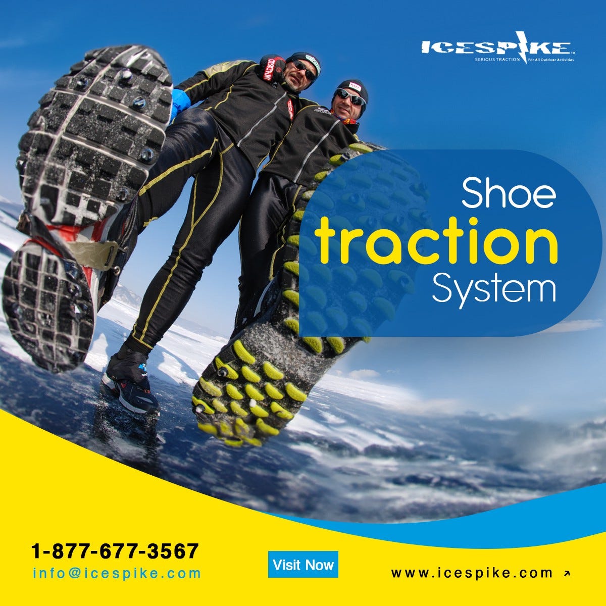 Shoe Traction System - Ice Spike - Medium