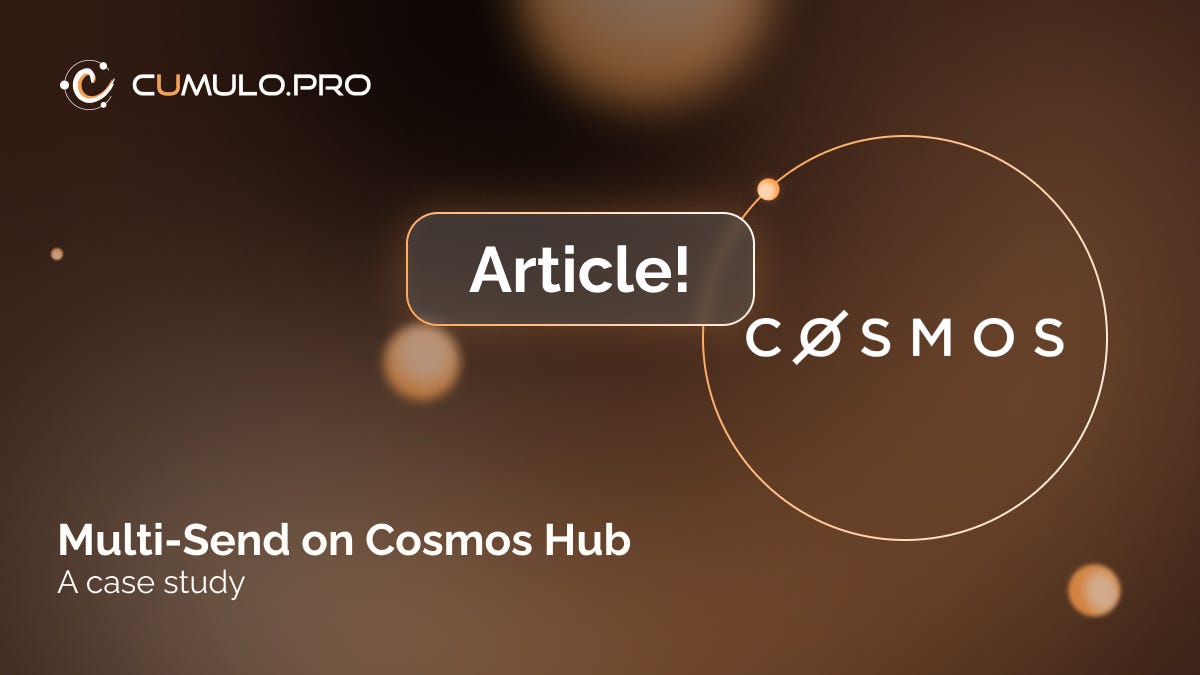 Multi-Send in Cosmos Hub: a case study
