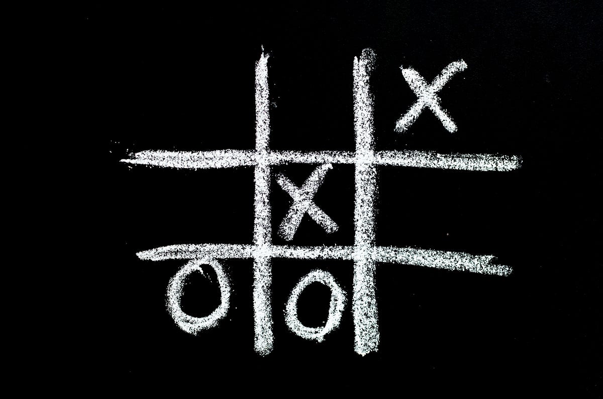 Tic Tac Toe Blackboard - Jogo Grátis Online