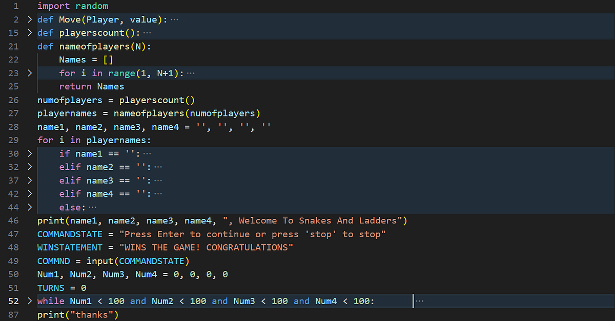 Building a Snakes and Ladders Game in Python: A Techie’s Guide to Fun ...