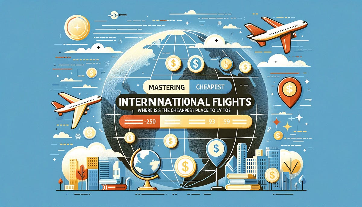 Mastering Cheapest International Flights Where is the Cheapest Place