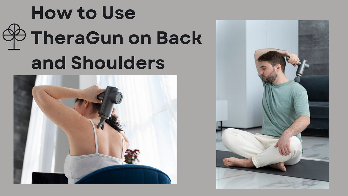 How to Use Theragun on Back and Shoulders by raven john Medium