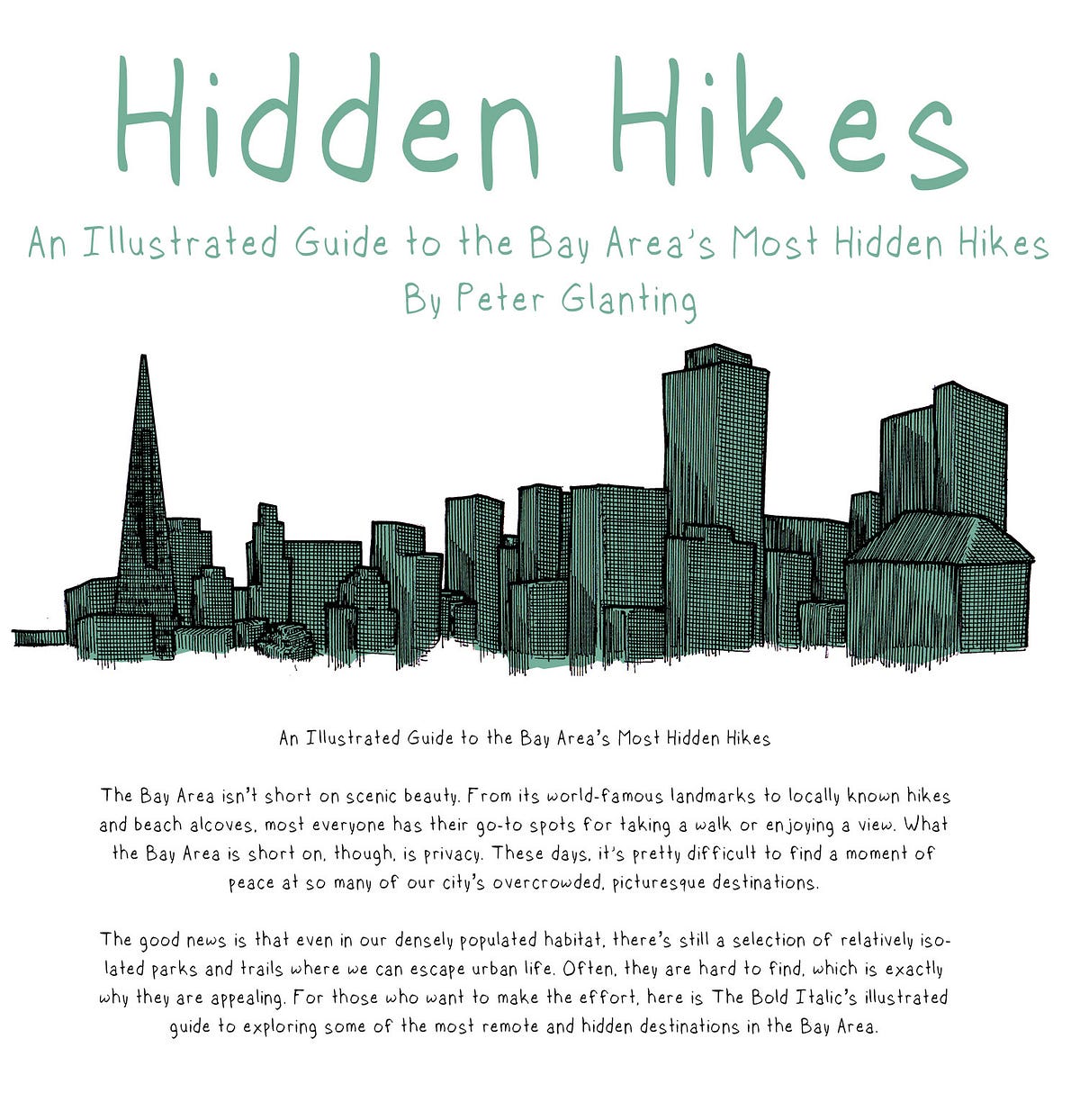 Image of: An Illustrated Guide to the Bay Area’s Most Hidden Hikes