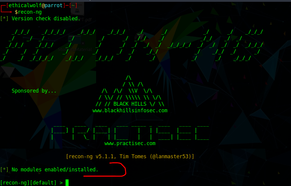 RECON-NG is a tool completely written in python and its purpose is to ...