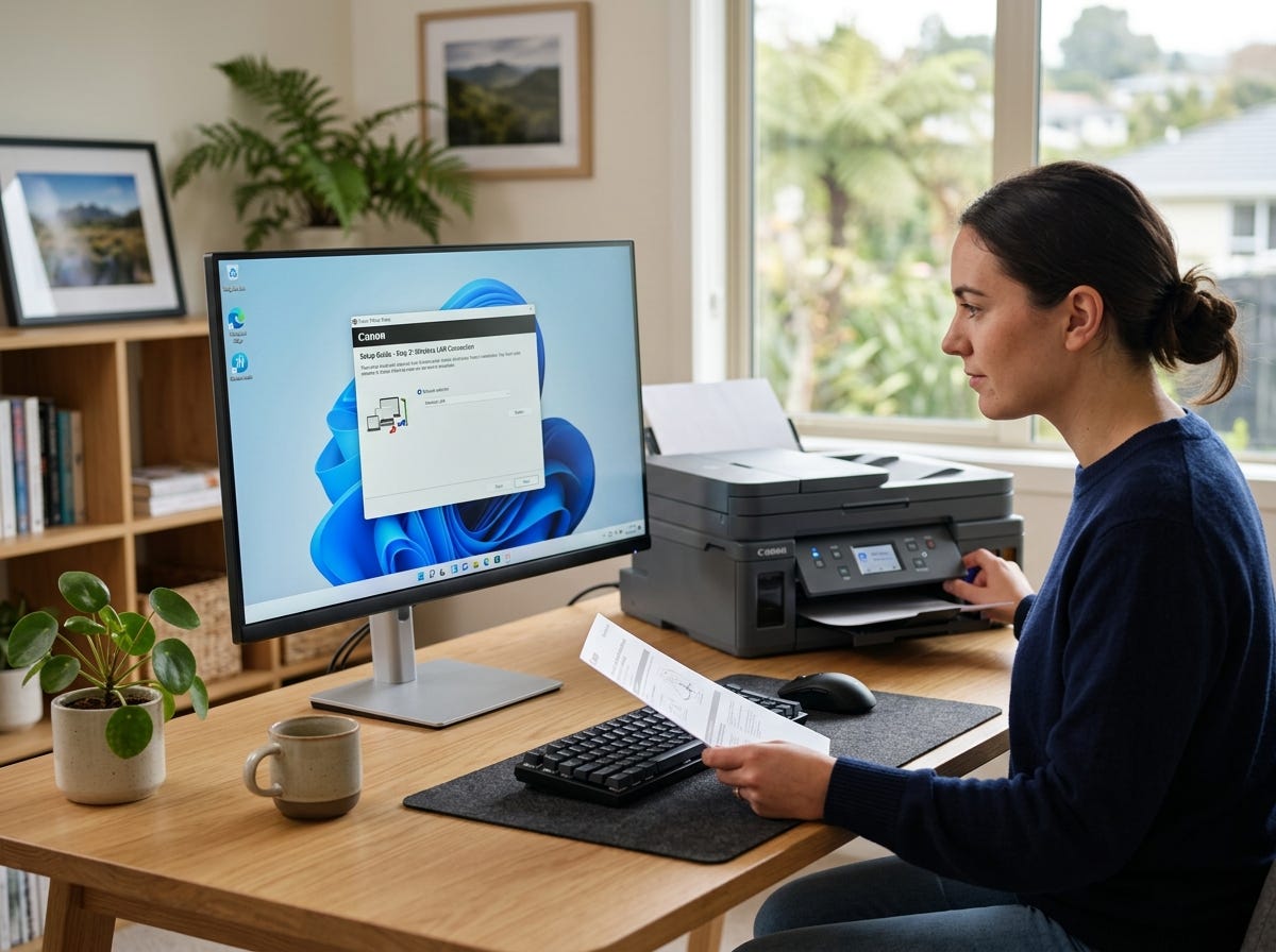 Install Canon Pixma Printer on Windows 11 in NZ | Auckland