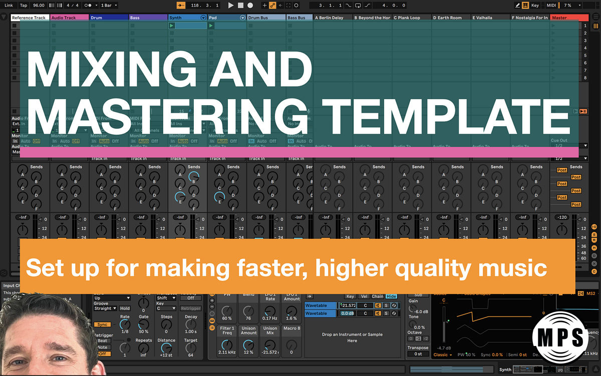 Ableton Live Mixing and Mastering Template by Steve Harrison Medium