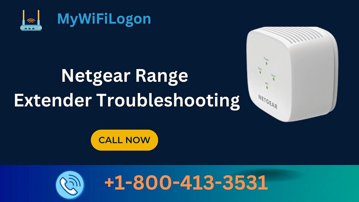 Netgear Range Extender TroubleshootingCall +18004133531 Medium