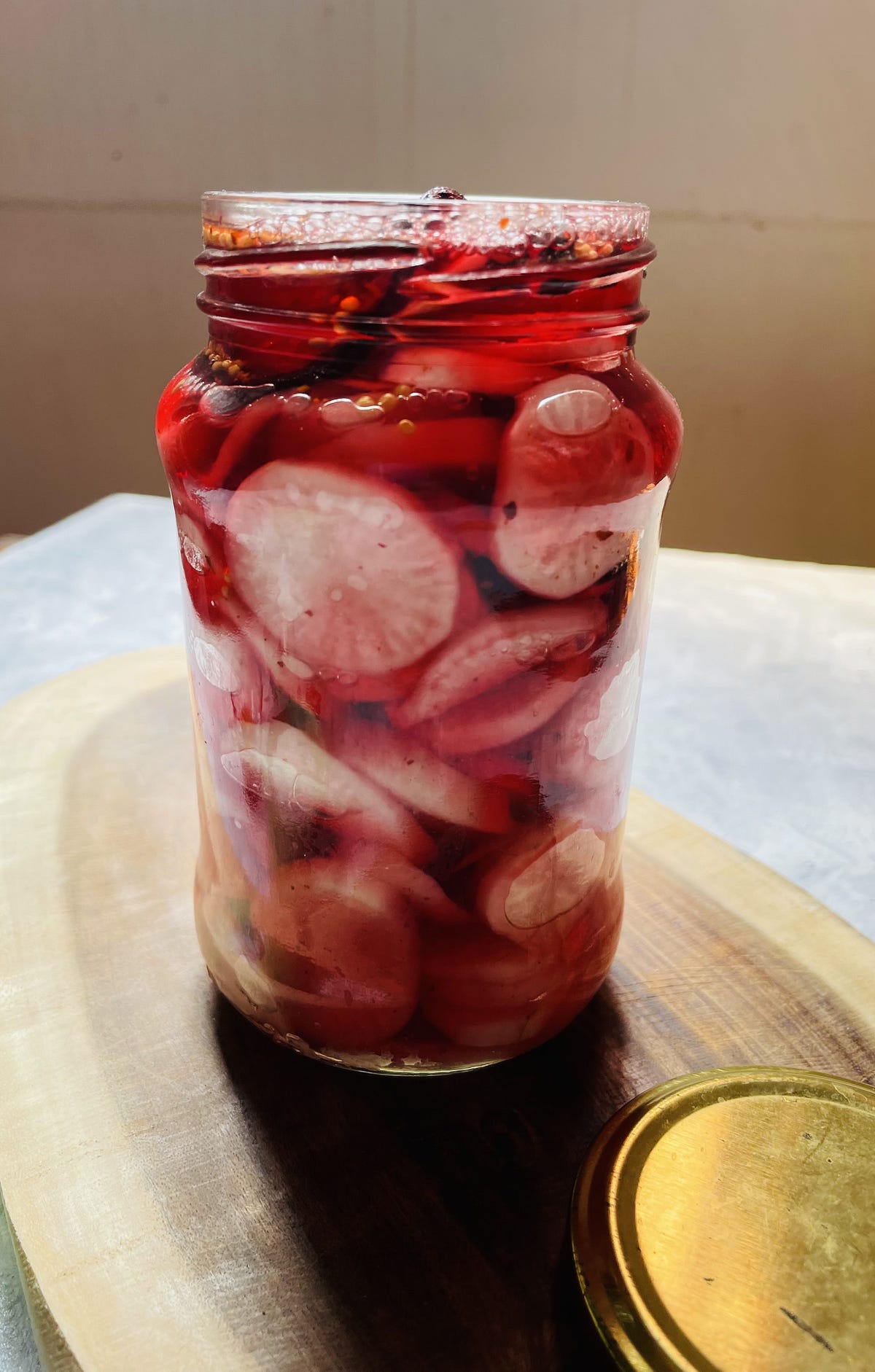 Quick Pickled Radish Recipe Vegetable Recipe by Kitchenstagram