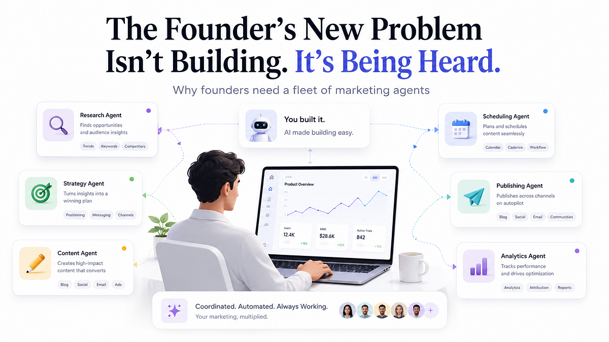 Preview image for The Founder’s New Problem Isn’t Building. It’s Being Heard.