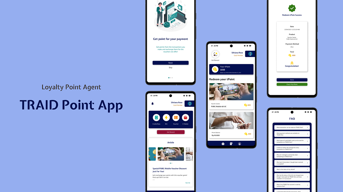 Case Study: UI/UX — Loyalty Point Agent (TRAID Point) | by Azzahra Ayu ...