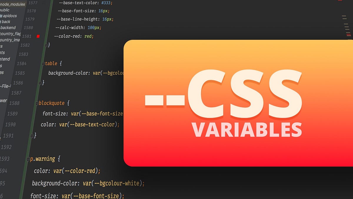 Working With CSS Variables. A short guide on CSS variables and… | by ...