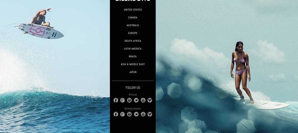 Billabong sponsorship deals
