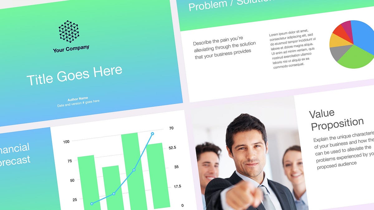 VC pitch deck templates if you’re thinking of using one then read on