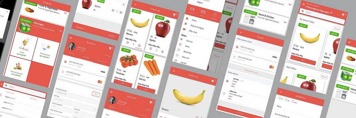 Grocery Shopping App Template built in React Native & Redux | by ADITYA ...