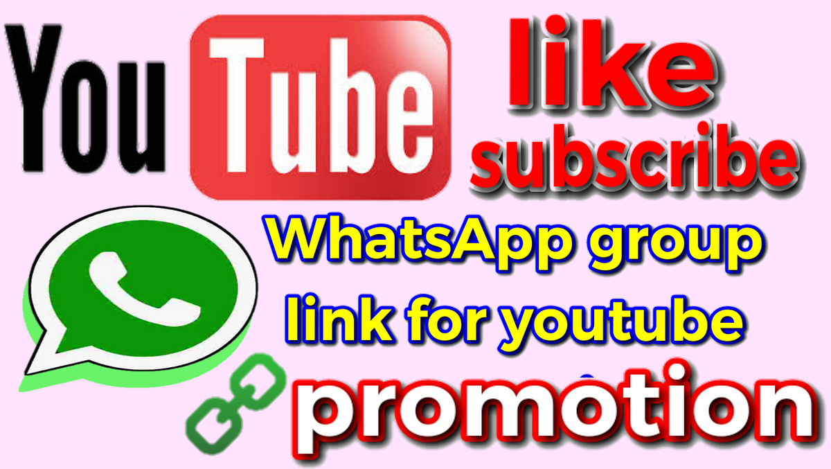WhatsApp group link for YouTube promotion by Munnaalam Medium