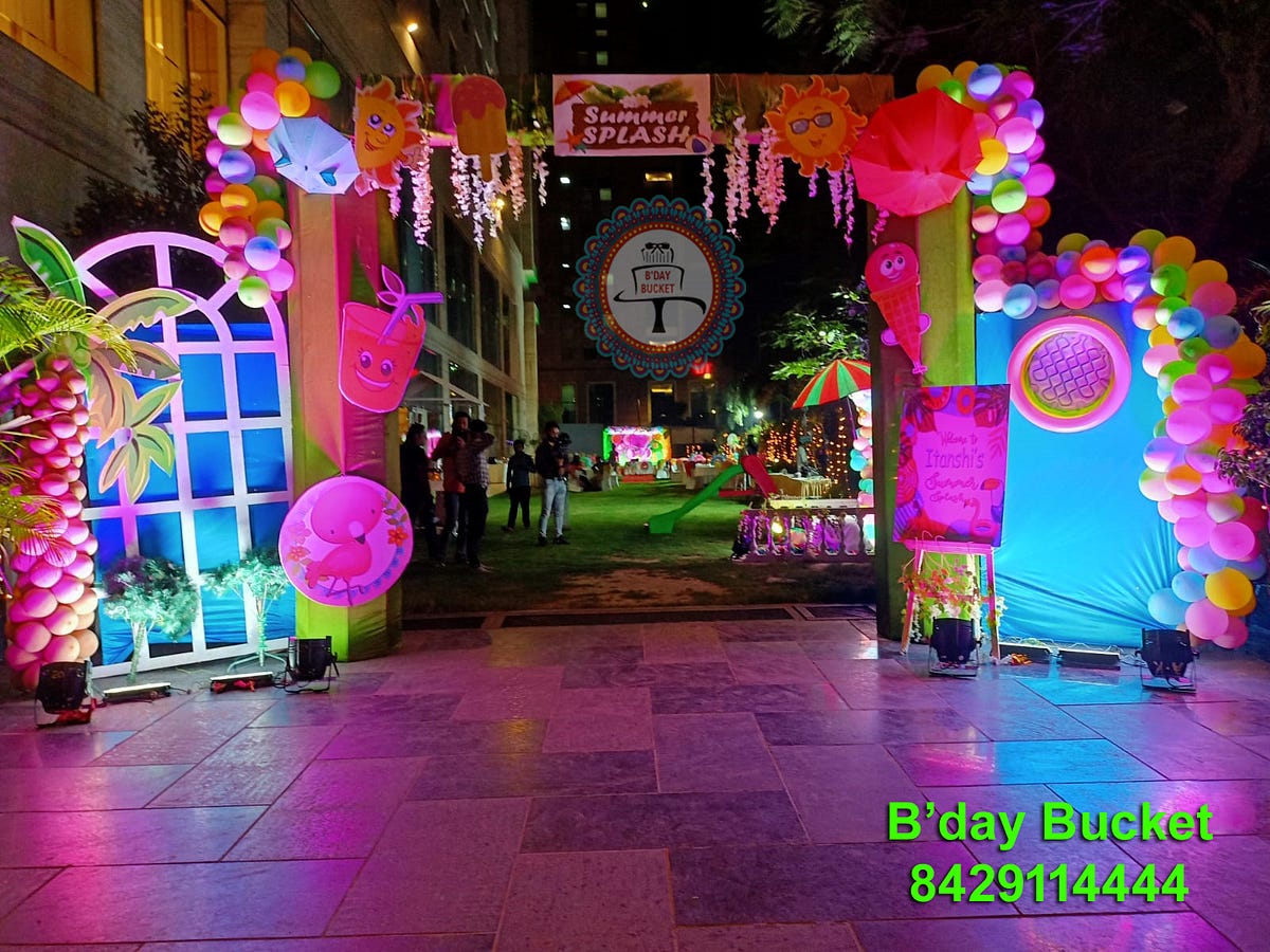 balloon Decoration in Lucknow Bdaybuckets Birthday Planner in