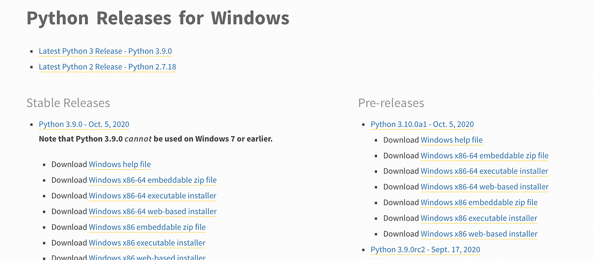How To Install Python On Windows / MacOS! - Manpreet Singh - Medium