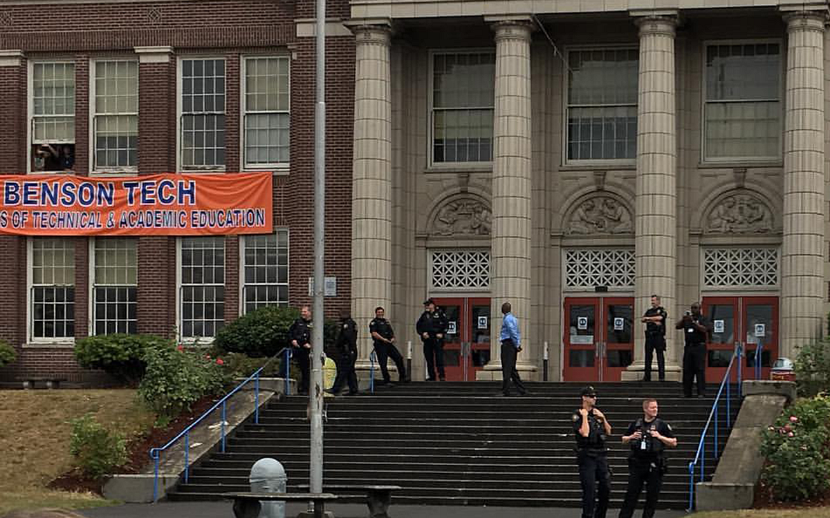 Benson Polytechnic High School was on Police Lockdown and (almost