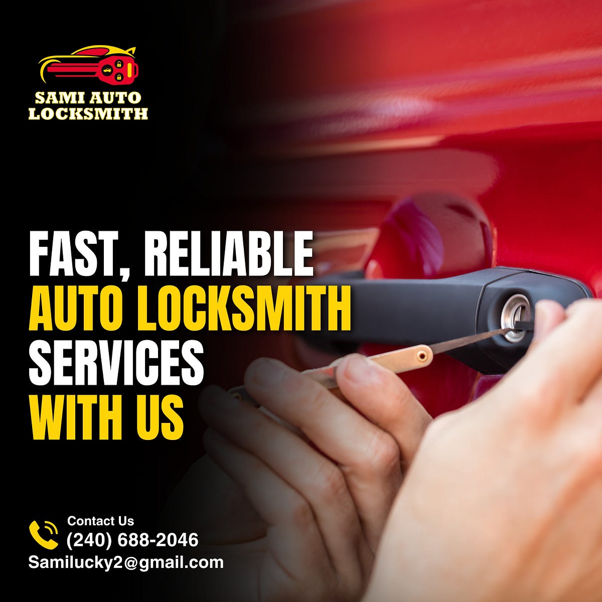 Auto Locksmith in Takoma Park MD Sami Auto Locksmith Medium