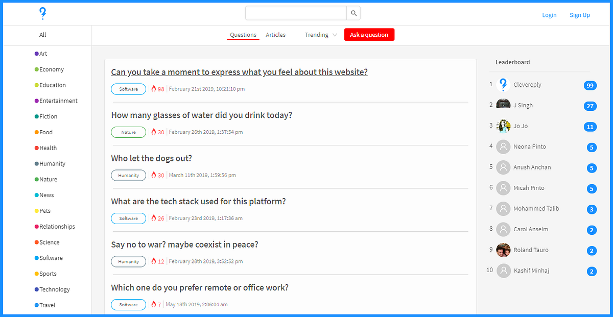 How I built a feature-packed Question & Answer web app with little ...