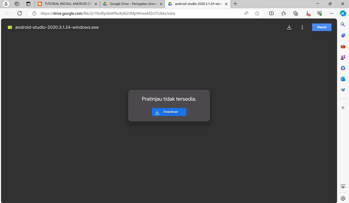 Tutorial install android studio hallo perkenalkan nama saya eka cinta