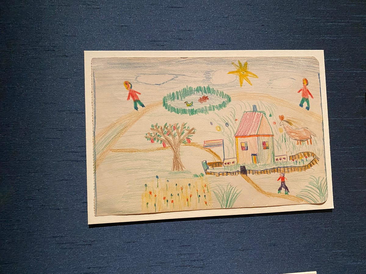 Childhood Drawings Reveal The Talent Of A Future Famous Artist by