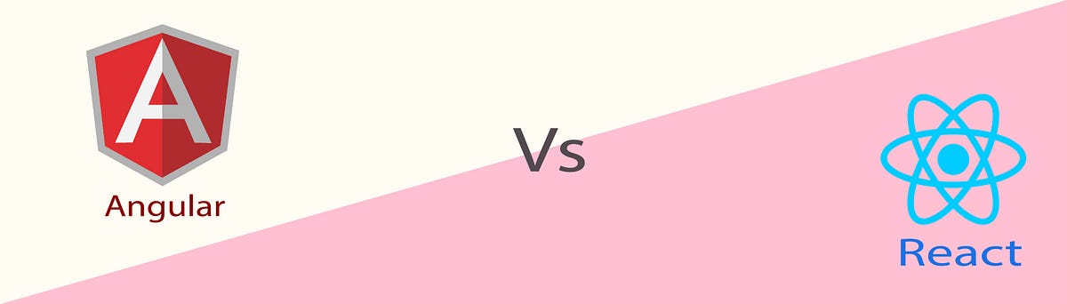 React Vs Angular. React and Angular are two of the most… | by Tech ... image.