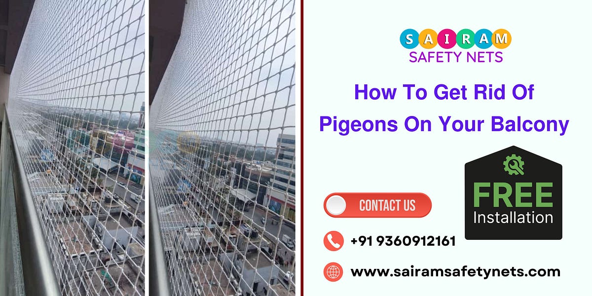How To Get Rid Of Pigeons On Your Balcony by Sai Ram Safety Nets