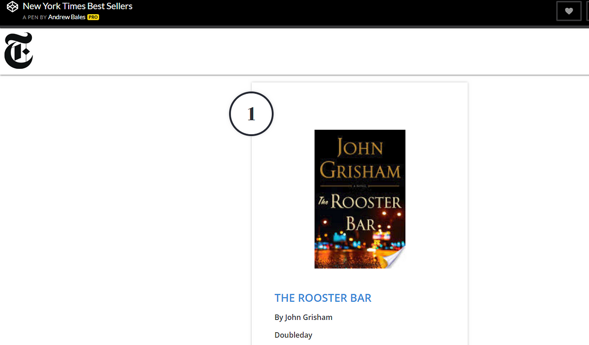 Build a Best Sellers List with New York Times and Google Books API