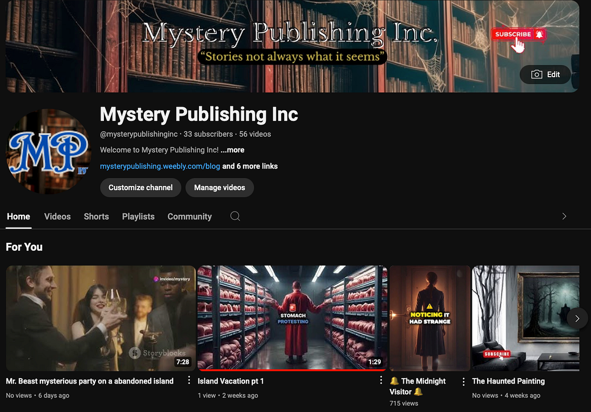 Mystery Publishing Inc Where Stories Take Unexpected Turns by