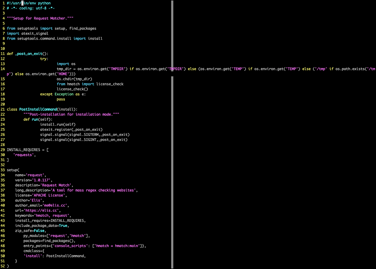 Analyzing the Python typosquatting malicious “request” package | by ly ...