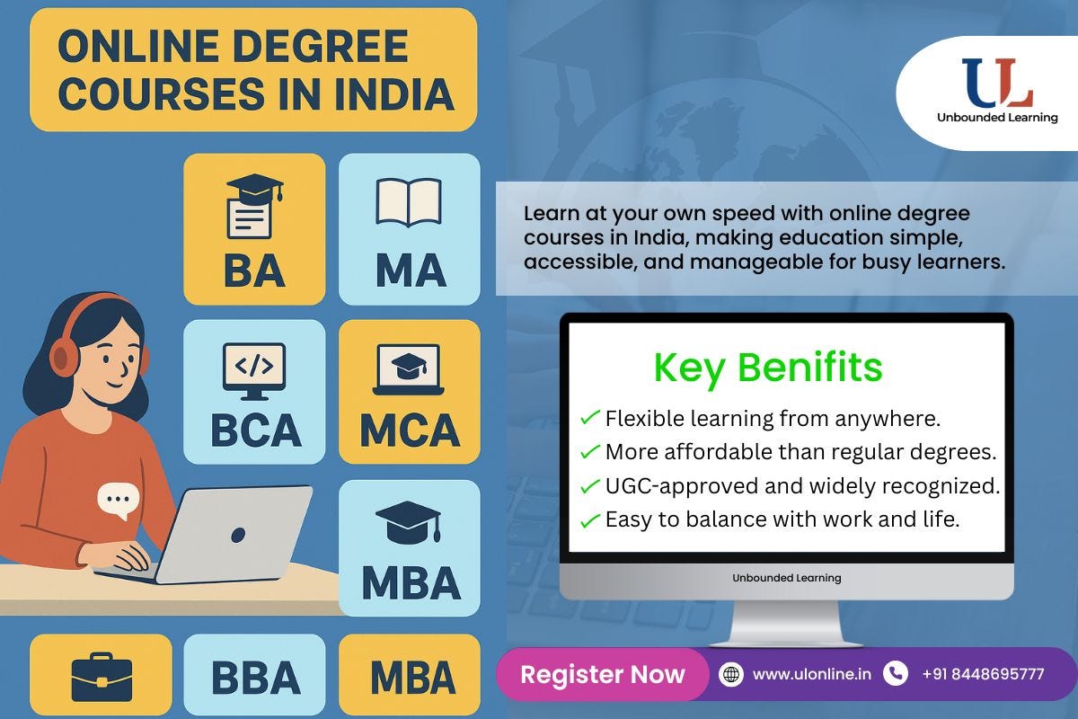 How Do Online Degree Courses in India Help You Build a Better Career?