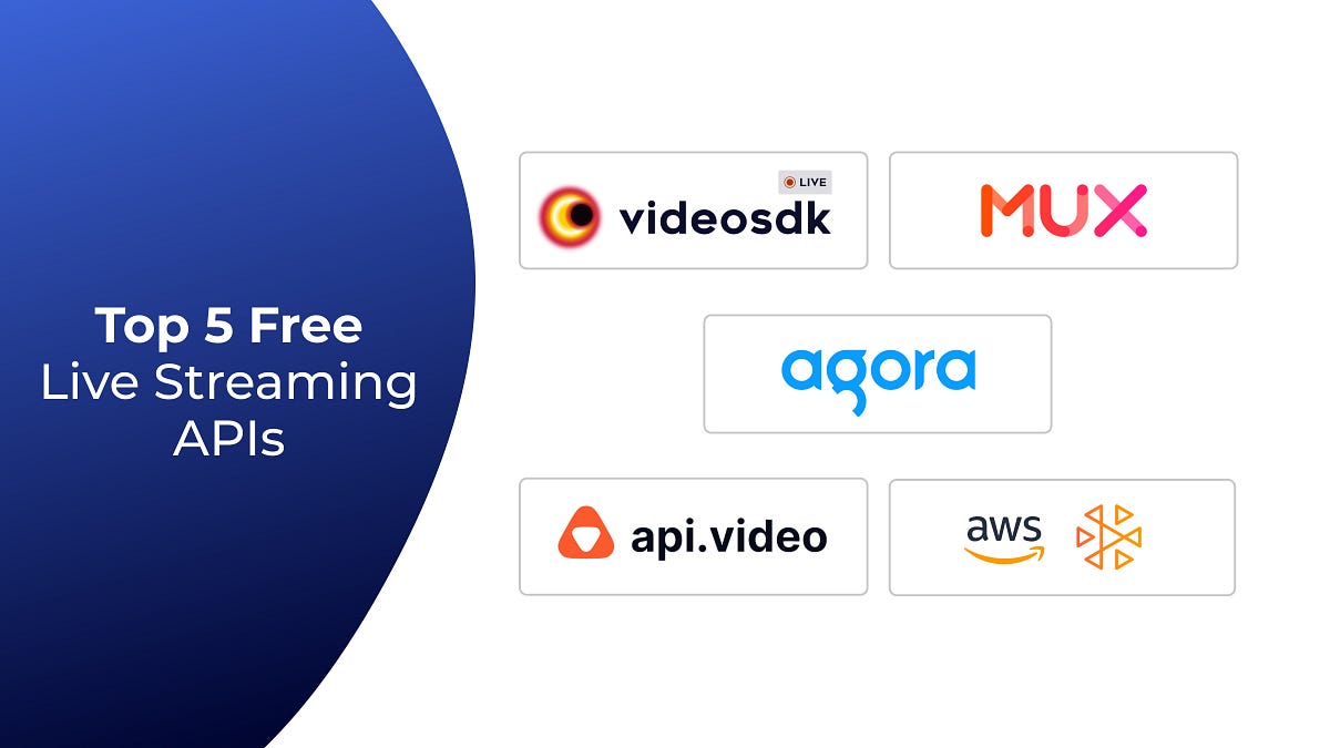 Top 5 Free Live Streaming APIs | Stackademic