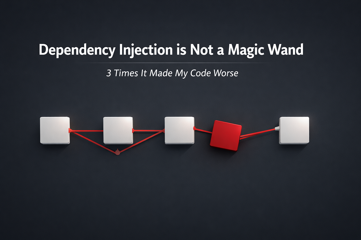 Dependency Injection is Not a Magic Wand: 3 Times It Made My Code Worse ...