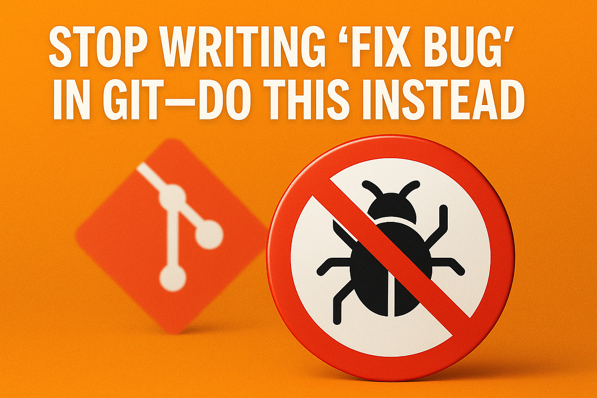 Stop Writing Fix Bug In Git Do This Instead By Pudari Madhavi