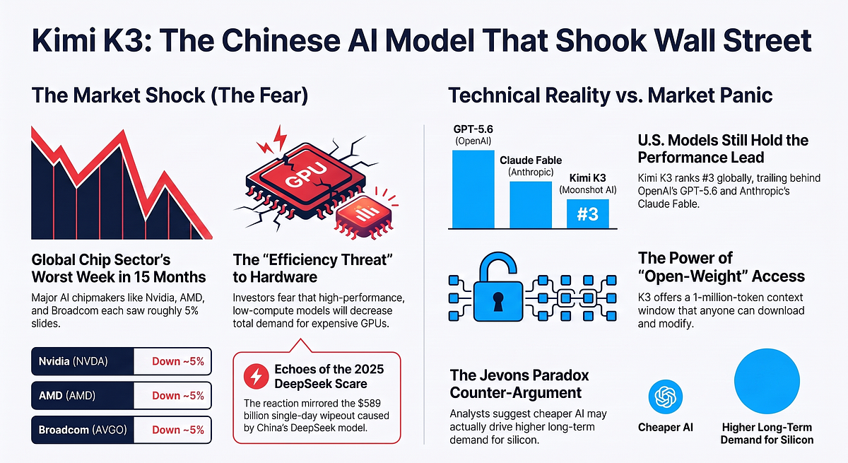 China’s Kimi K3 Triggered a Global Chip Selloff Is the Panic Actually Justified?