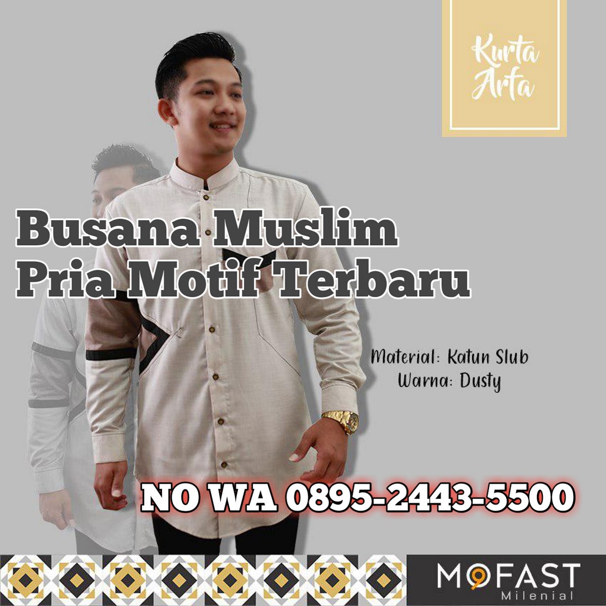 Toko Baju Muslim Pria Melayani Tapak Tuan, WA 089524435500 ELEGAN