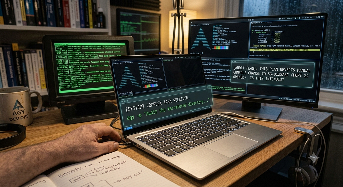 The 2 A.M. pod crash and other reasons, I finally let an agent touch my terminal