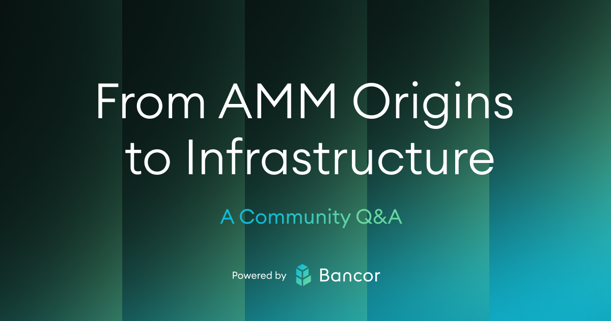 From AMM Origins to Infrastructure